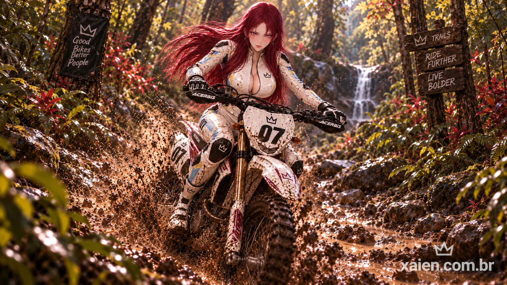 Anime moto cross: da garagem à trilha, moda e aventura no universo Xaien
