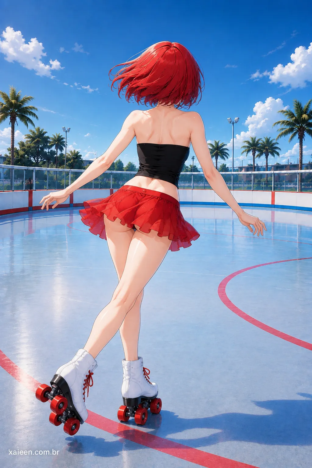 Anime cabelo vermelho em imagem destacando moda cabelo e estilo anime